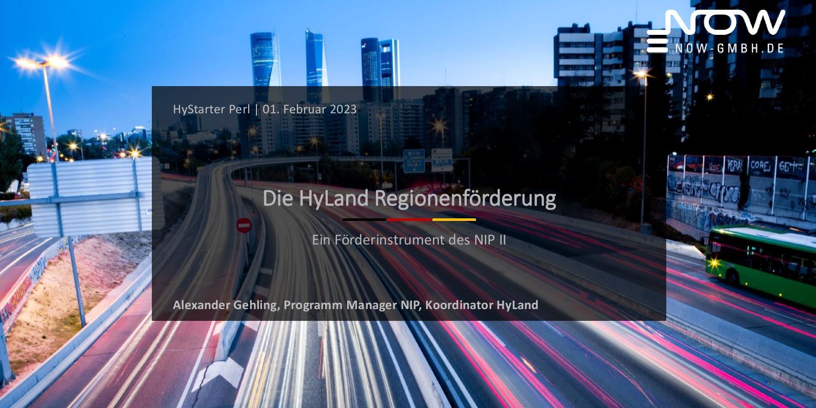 Vortrag: Die HyLand Regionenförderung